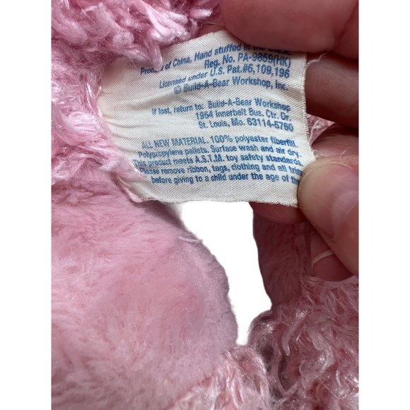 Build a Bear BAB Pink Poodle Plush - Picture 7 of 8